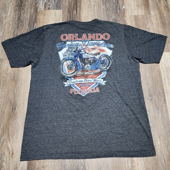 Harley-Davidson Other - Harley-Davidson Orlando Bike Week Daytona Beach Florida T-Shirt 2022 XL